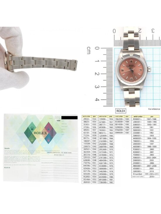 Rolex Oi Star Petite Watch Stainless Steel le Automatic Winding le main image 9